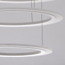 Luksusowa lampa wisząca - 5 okręgów LED - regulowana wysokość RegenBogen 661014505