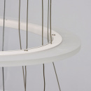 Luksusowa lampa wisząca - 5 okręgów LED - regulowana wysokość RegenBogen 661014505