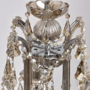 Luksusowy, 8- ramienny żyrandol kryształowy, aksamitne klosze CHIARO Crystal 475010208