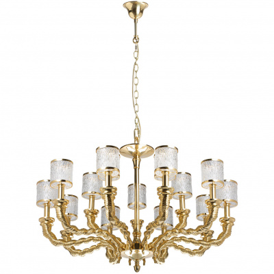 Luksusowy żyrandol mosiężny w stylu neoklasycznym Sofia CHIARO 378010915