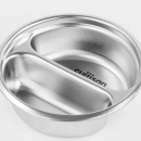 Lunchbox mały, okrągły z 2 przegrodami 0,15 Litra, stalowy To Go Cuitisan EC4177