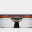 Lunchbox okrągły z 3 przegrodami 0,28 Litra, stalowy To Go Cuitisan EC4178