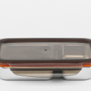 Lunchbox stalowy z 2 przegródkami 0,7 Litra To Go Cuitisan EC4182