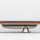 Lunchbox stalowy z 2 przegródkami 0,7 Litra To Go Cuitisan EC4182