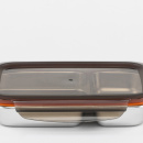 Lunchbox stalowy z 3 przegródkami 0,56 Litra To Go Cuitisan EC4181