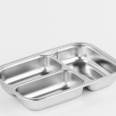 Lunchbox stalowy z 3 przegródkami 0,56 Litra To Go Cuitisan EC4181