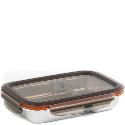 Lunchbox stalowy z 3 przegródkami 0,56 Litra To Go Cuitisan EC4181