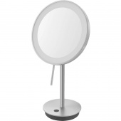 Lustro kosmetyczne z podświetleniem LED Alona Zack stal matowa 40140