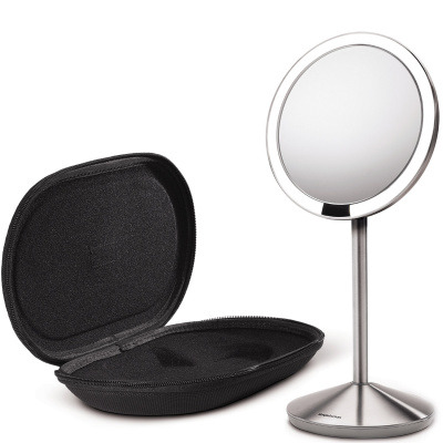 Lustro sensorowe 10x bezprzewodowe LED z pokrowcem simplehuman ST3004