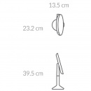 Lustro sensorowe dwustronne z powiększeniem LED 20 cm simplehuman ST3034