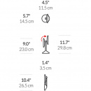 Lustro z podświetleniem LED i pokrowcem podróżnym simplehuman ST3010