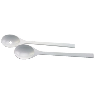 Łyżki do sałaty ZAK! Designs Jumbo białe ZA-0016-0425E