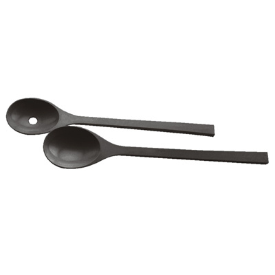 Łyżki do sałaty ZAK! Designs Jumbo czarne ZA-0015-0425E