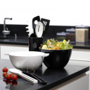 Łyżki do sałaty ZAK! Designs Jumbo czarne ZA-0015-0425E