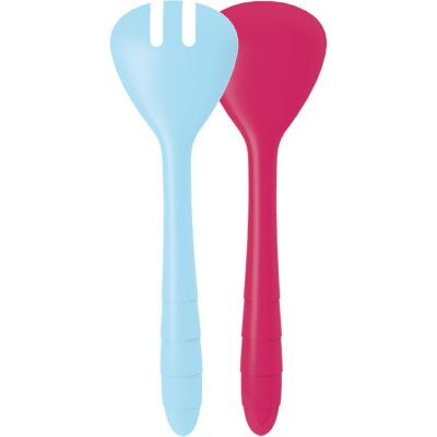 Łyżki do sałaty Zak! Designs malinowo niebieskie 2172-0420