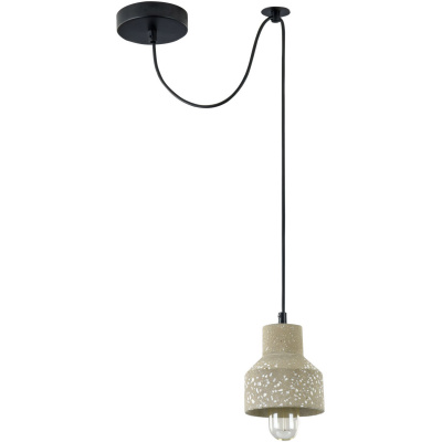 Mała, betonowa lampa wisząca do kuchni Broni Maytoni Loft T438-PL-01-GR