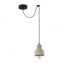 Mała, betonowa lampa wisząca do kuchni Broni Maytoni Loft T438-PL-01-GR