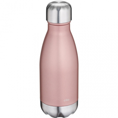 Mała butelka termiczna 0,25 Litra, stalowa Elegante Cilio różowe złoto CI-543667