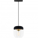 Mała lampa wisząca Acorn UMAGE czarna / mosiądz 02082