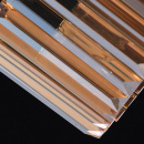 Mała lampa wisząca - kolumna bursztynowych kryształów MW-LIGHT Loft 498015203