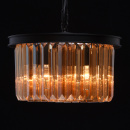 Mała lampa wisząca - kolumna bursztynowych kryształów MW-LIGHT Loft 498015203