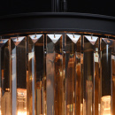 Mała lampa wisząca - kolumna bursztynowych kryształów MW-LIGHT Loft 498015203