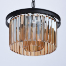 Mała lampa wisząca - kolumna bursztynowych kryształów MW-LIGHT Loft 498015203