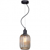 Mała lampa wisząca szkło prążkowane Vitaluce VE4843-1/1S