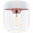 Mała lampka wisząca Acorn UMAGE biała / miedź 02106