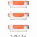 Małe pojemniki kuchenne 3 x 510 ml Nest Lock Joseph Joseph 81084