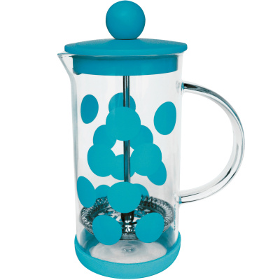 Mały french press do kawy Dot Dot 0,35 Litra ZAK! Designs turkusowy 1783-881