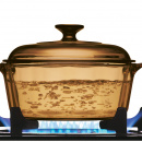 Mały garnek szklany z pokrywką Visions 1,25Litra VS-12