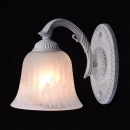 Mały, klasyczny kinkiet ścienny biały 450024701