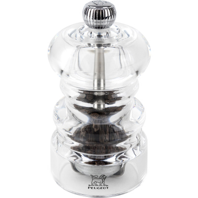 Mały młynek akrylowy do pieprzu 9 cm Peugeot Nancy PG-900809
