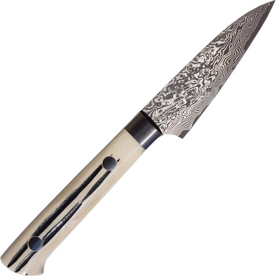 Mały nóż do obierania ręcznie kuty Takeshi Saji WBB stal R-2 HB-451