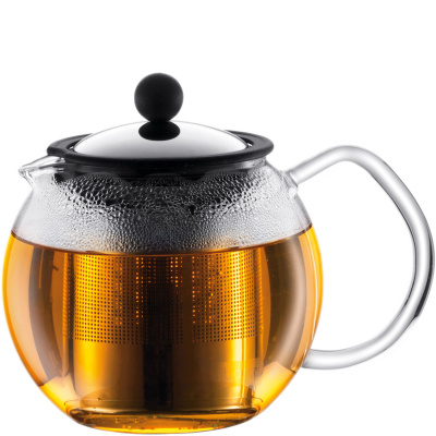 Mały zaparzacz tłokowy do herbaty Bodum Assam 0,5 Litra, stalowy filtr 1807-16