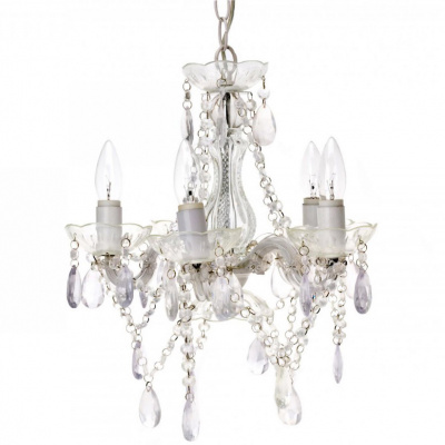 Mały żyrandol Chandelier Gypsy Leitmotiv transparentny LM1205