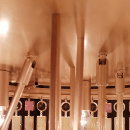 Marokańska lampa sufitowa na 10 żarówek, satynowe witraże MW-LIGHT Loft 185010710