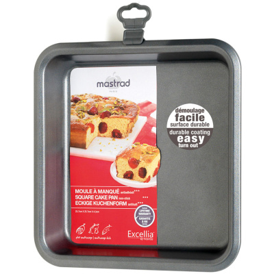 Metalowa, kwadratowa forma do pieczenia Mastrad 26x26cm MA-F96214