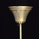 Metalowy żyrandol w kolorze antycznego mosiądzu i z kryształami Aurora MW-LIGHT 371011605