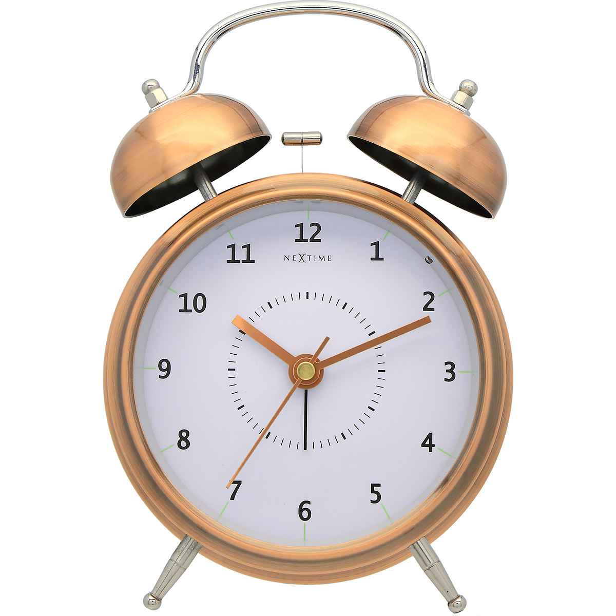 miedziany budzik Nextime - dodatki boho