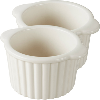 Mini ramekin porcelanowy Revol Les Naturales kremowy, 2 sztuki RV-647779-2