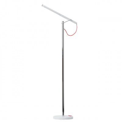 Minimalistyczna lampa stojąca LED biała 631040901