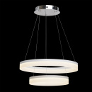 Minimalistyczna lampa wisząca LED podwójny okrąg RegenBogen 661011502