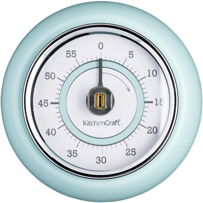 Minutnik okrągły z magnesem Kitchen Craft miętowy LNTIMBLU