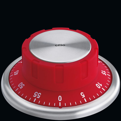 Minutnik z magnesem Cilio czerwony CI-294552