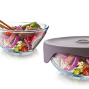 Misa do gotowania na parze w mikrofalówce Tomorrow's Kitchen szara TK-29603606