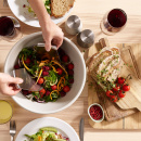 Misa do sałatek ze stalowymi łyżkami do sałaty Uno Joseph Joseph 20155