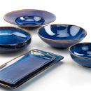 Misa mała do serwowania, 1,6 Litra, porcelanowa Deep Blue Verlo V-82002-2