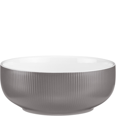 Miseczka porcelanowa do serwowania 1,8 Litra, prążkowana, Metro Verlo V-84000-3